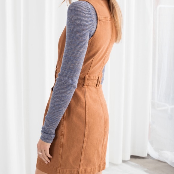 NWT Sleeveless Denim Mini Dress - Picture 2 of 4